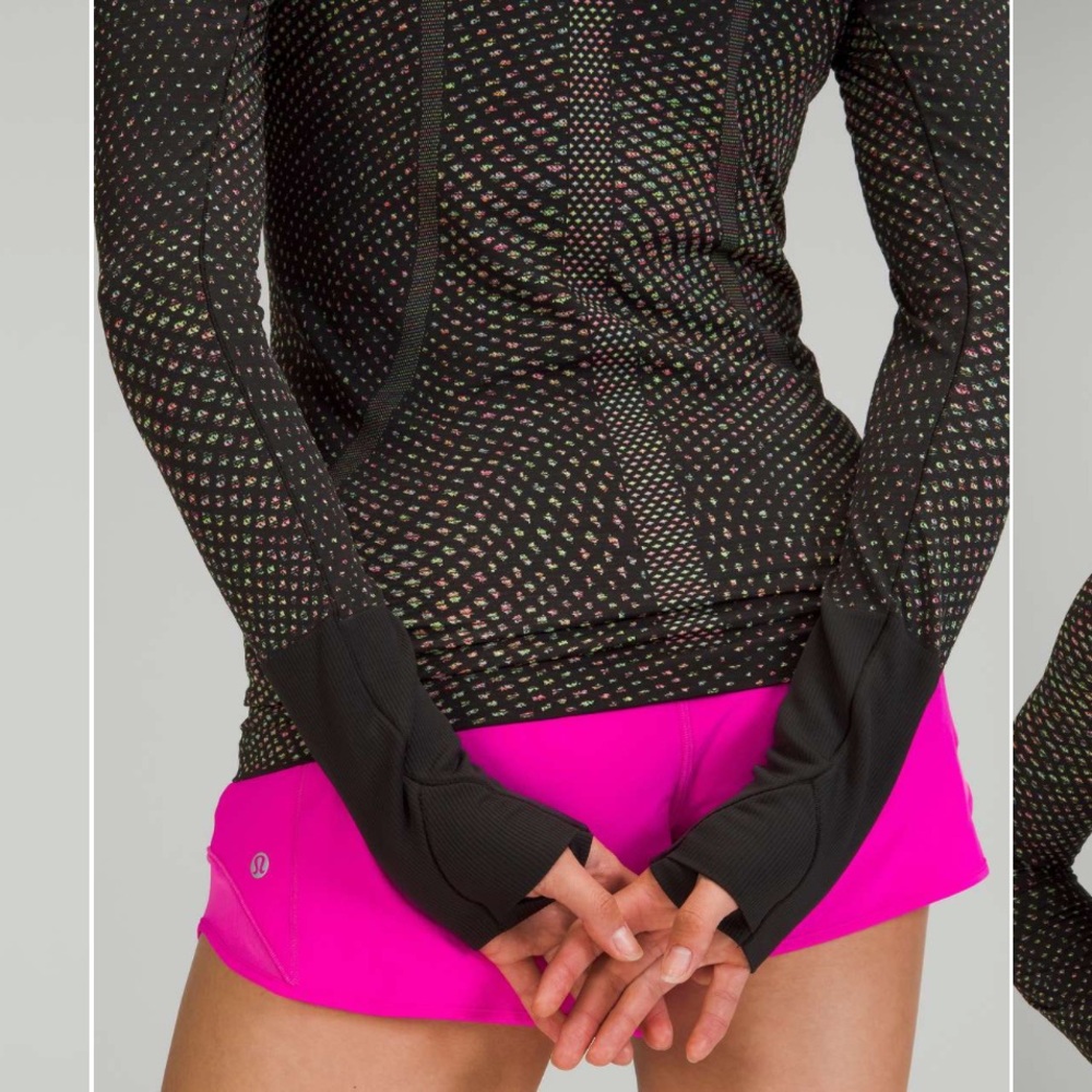 Lululemon Swiftly Tech Long Sleeve 2.0
Grid Warp Black / Neon Multi Size 6 - Picture 4 of 10